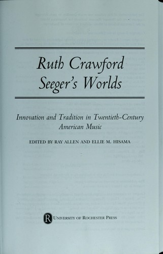 Ruth Crawford Seeger's Worlds