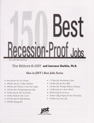 150 Best Recession-Proof Jobs