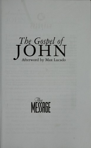 Message the gospel of john