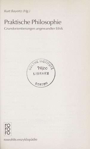 Praktische Philosophie