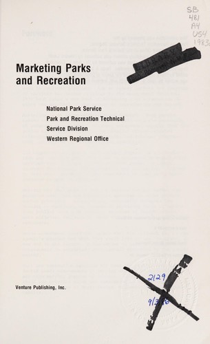 Marketing parks and recreation