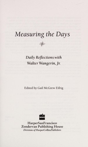 Measuring the Days