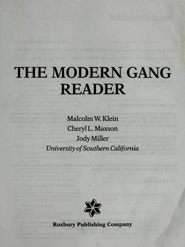 The modern gang reader