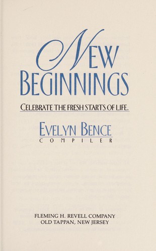 New beginnings