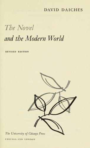 The novel and the modern world