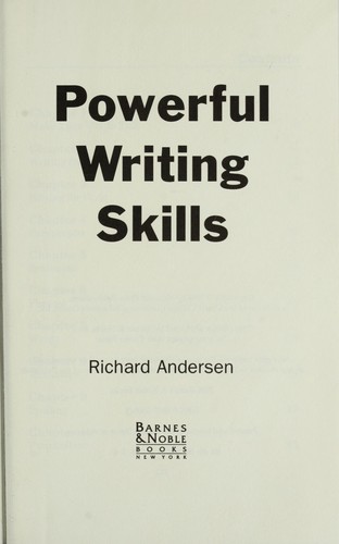 Powerful writing skills