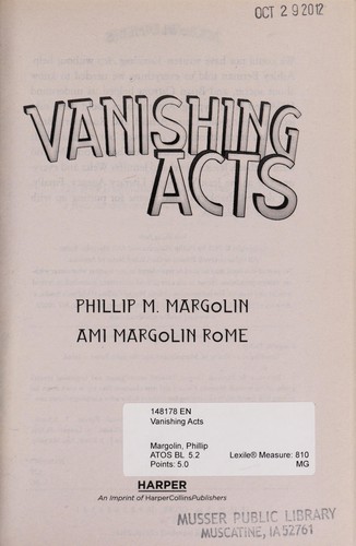 Vanishing acts