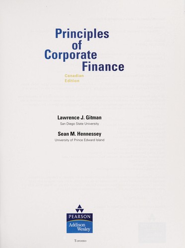 Principles of Corporate Finance