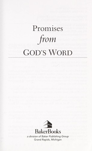 Promises from God's Word