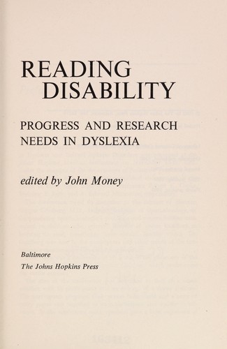 Reading disability