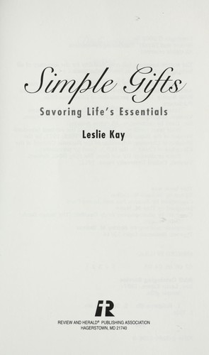 Simple gifts