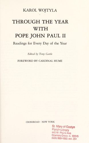 Through the Year with Pope John Paul II