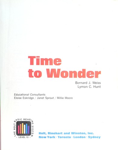 The Holt basic reading system