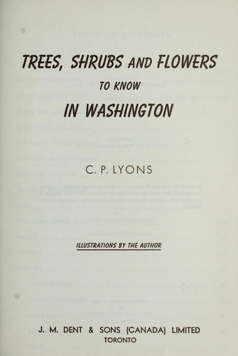Trees, shrubs and flowers to know in Washington