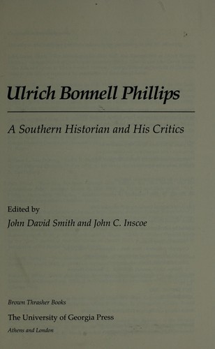 Ulrich Bonnell Phillips