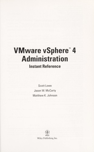 VMware vSphere 4 Administration