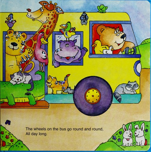 The Wheels on the Bus: A Glittery Nursery Rhyme Book!