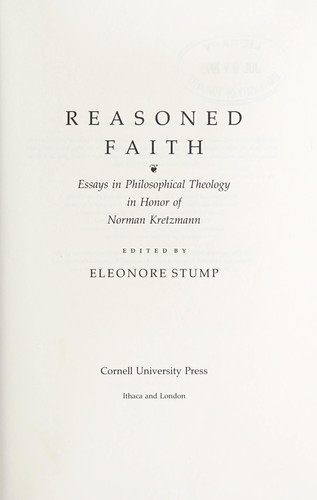 Reasoned faith