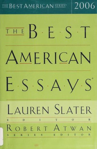 Best American Essays 2006