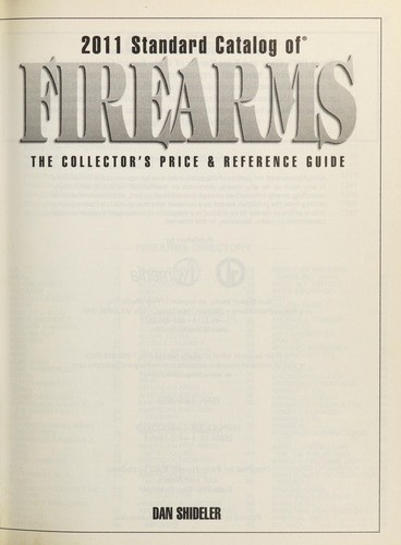 2011 Standard Catalog of Firearms