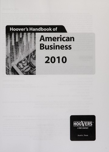 Hoover's handbook of American business 2010