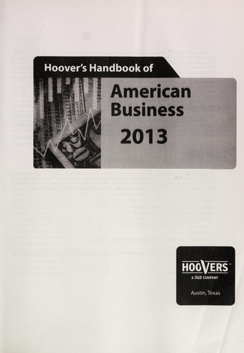 Hoover's handbook of American business 2013