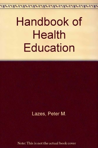 Handbook of Health Education