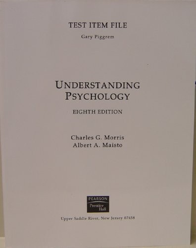 Understanding Psychology: Test Item File