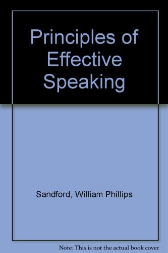 Principles of Effective Speaking