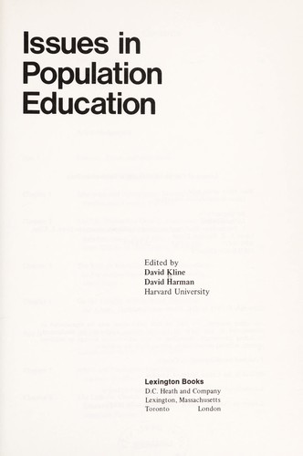 Issues in Population Education