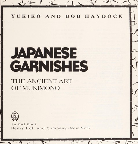 Japanese garnishes