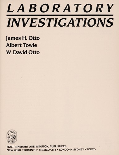 Laboratory Investigations