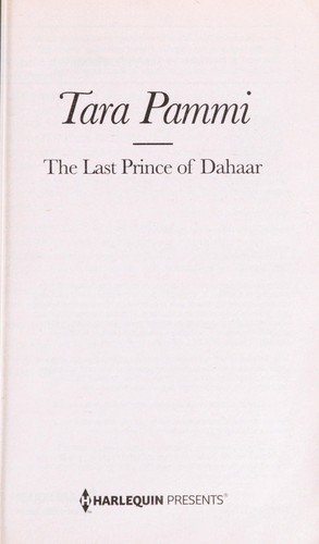 The Last Prince of Dahaar