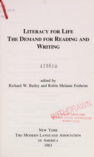 Literacy for life