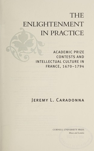 The Enlightenment in practice
