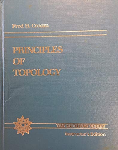 Principles of Topology - Instructor's Edition