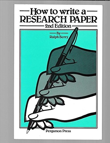 How to Write a Research Paper