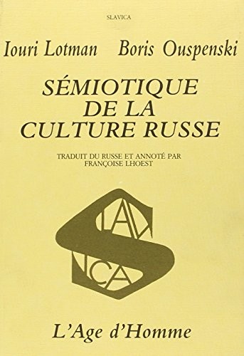 Semiotique de la culture russe (French Edition)