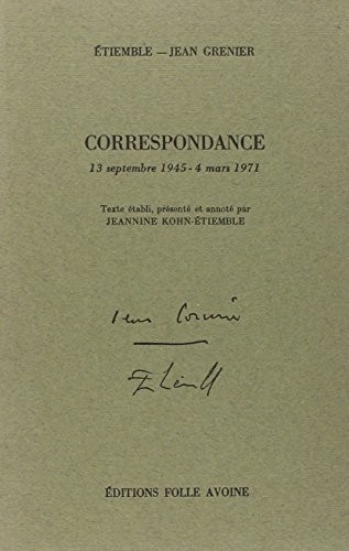 Correspondance