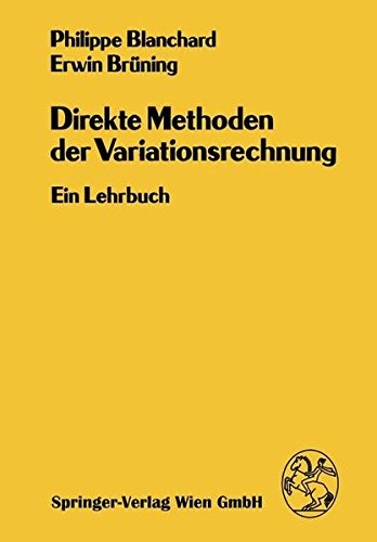 Direkte Methoden der Variationsrechnung: Ein Lehrbuch (German Edition)