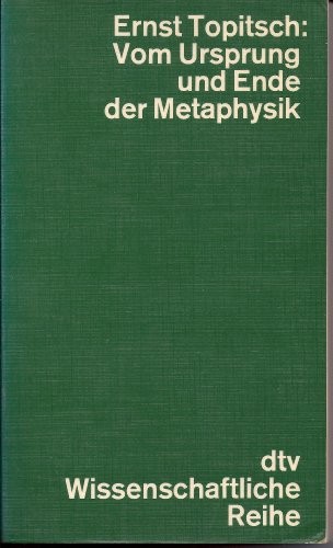 Vom Ursprung und Ende der Metaphysik