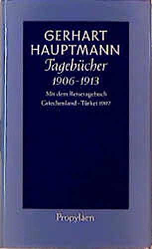 Tagebücher 1906 bis 1913