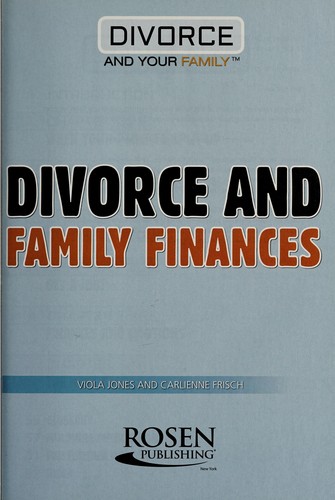 Divorce and family finances