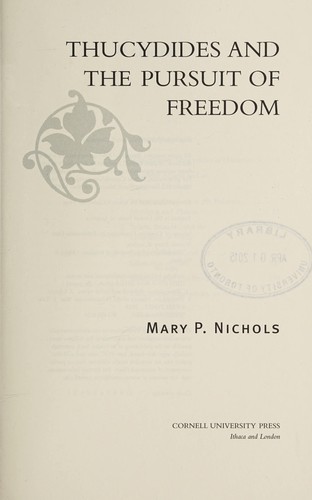 Thucydides and the pursuit of freedom