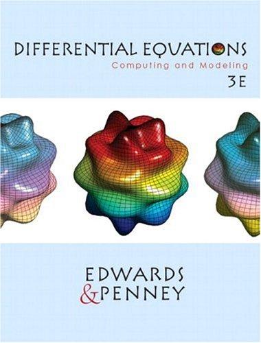 Differential equations and boundary value problems