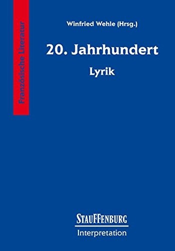 Zwanzigstes (20.) Jahrhundert. Lyrik.