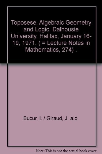 Toposes, Algebraic Geometry and Logic