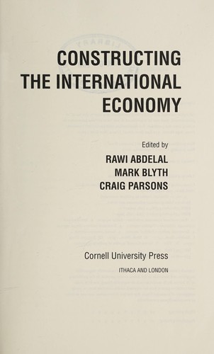 Constructing the International Economy