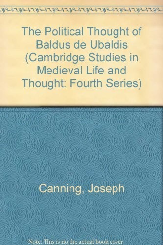 The political thought of Baldus de Ubaldis