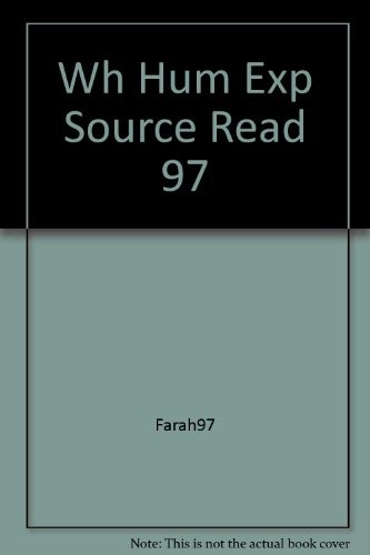 Source Readings (World History The Human Experience)